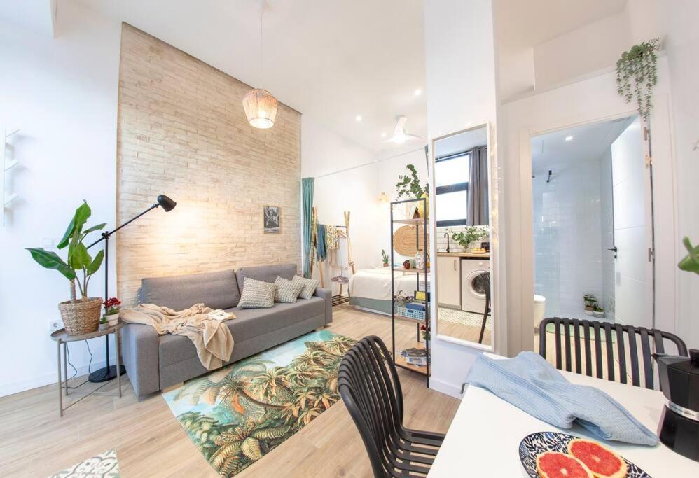 Al5 Seaside Bliss-Stylish Loft Steps From Malvarrosa Valencie Exteriér fotografie